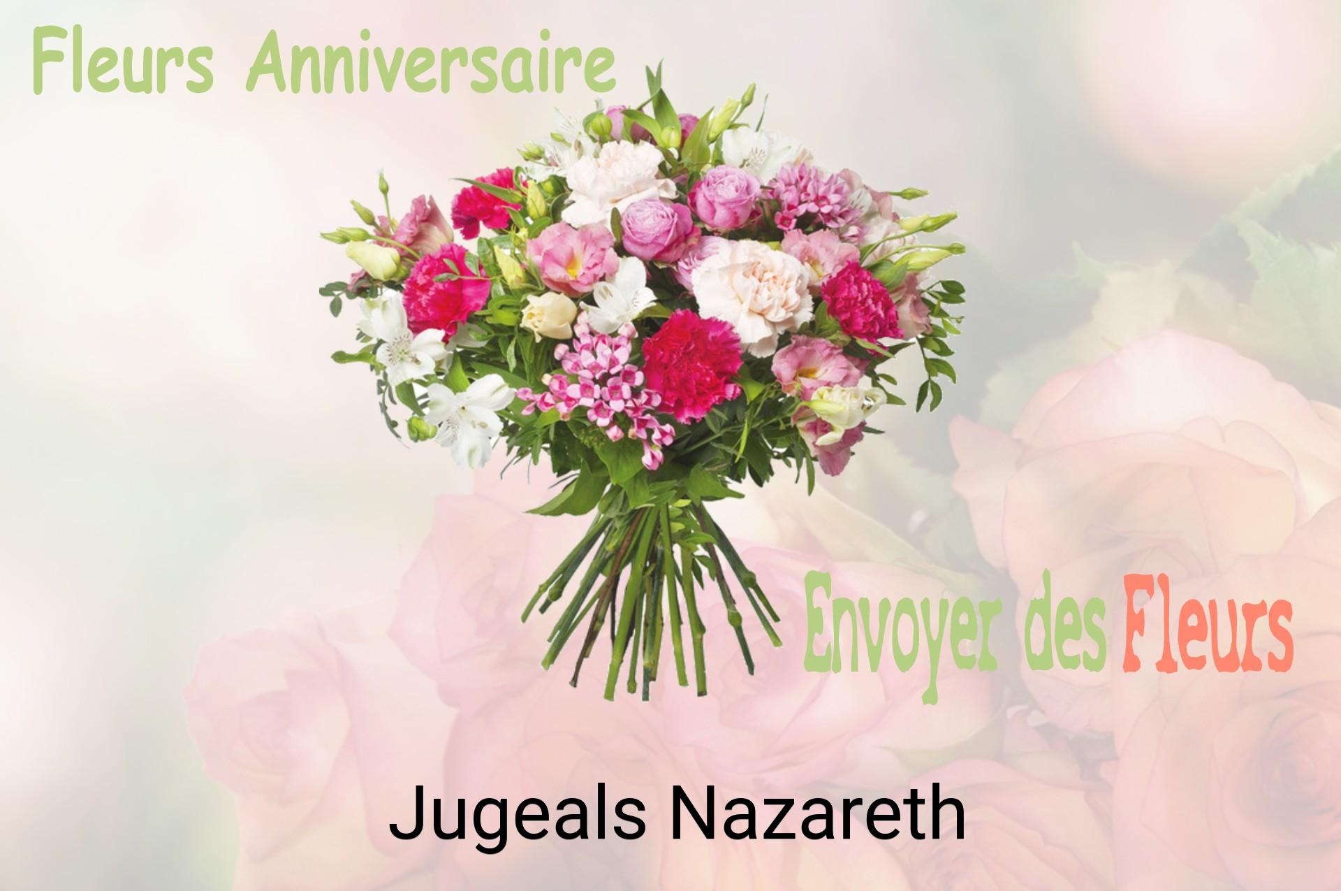 Bouquet de fleurs d’anniversaire livré à Jugeals-Nazareth