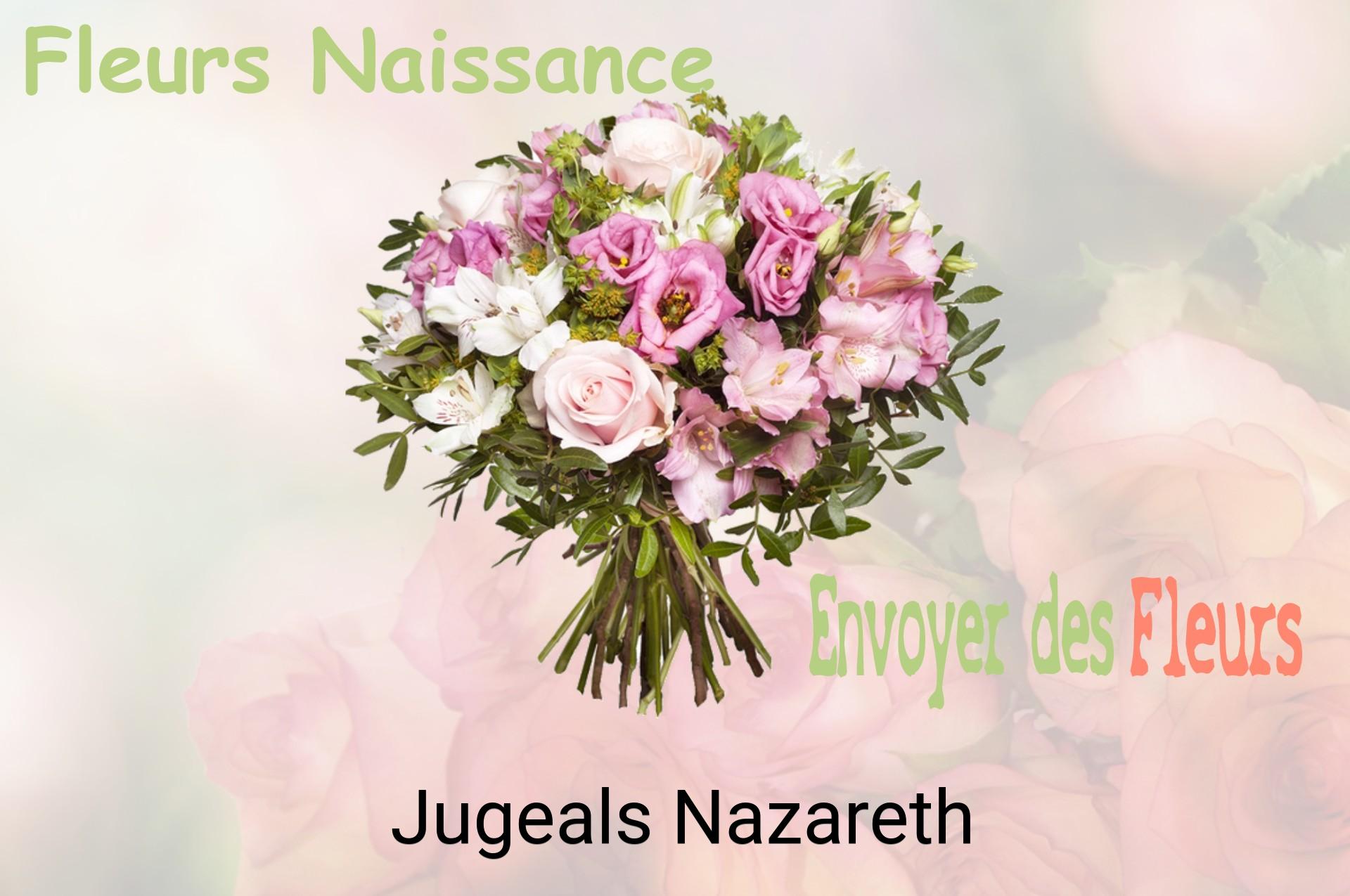 Bouquet de fleurs de naissance livré à Jugeals-Nazareth